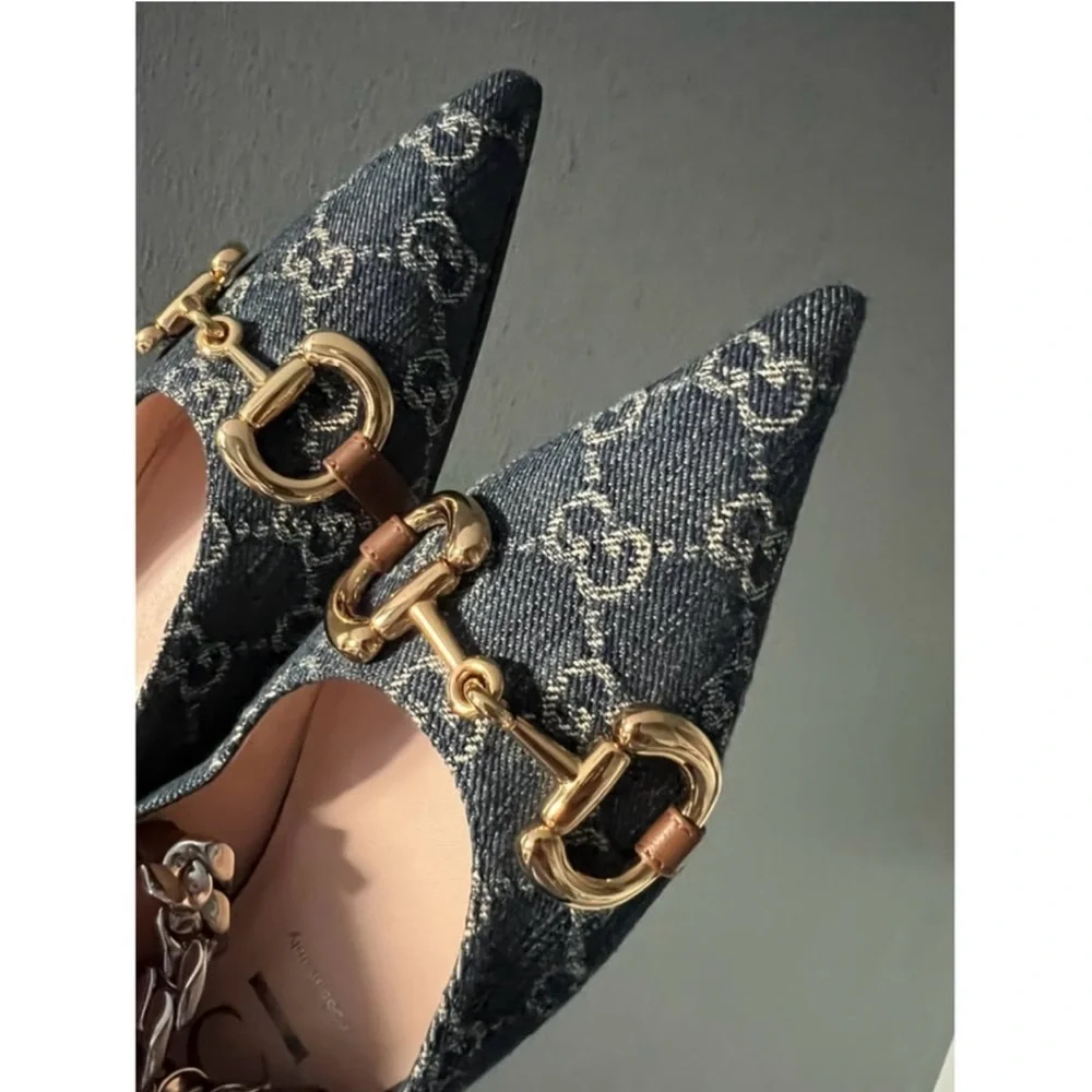 NIB GORGEOUS GUCCI HORSEBIT BALLET FLATS❤️ - Picture 3 of 7